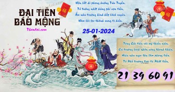 Đại Tiên Báo Mộng 25/01/2024