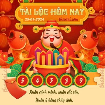 Tài Lộc Hôm Nay 25/01/2024