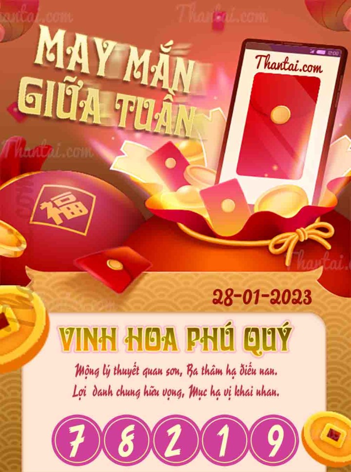 May Mắn Giữa Tuần 13/01/2023