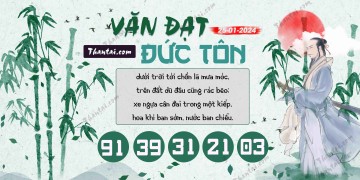 Văn Đạt Đức Tôn 25/01/2024