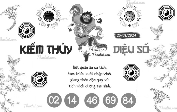 KIẾM THỦY DIỆU SỐ 10/01/2024