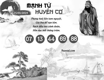 MẠNH TỬ HUYỀN CƠ 25/01/2024