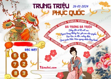 Trưng Triệu Phục Quốc 26/01/2024