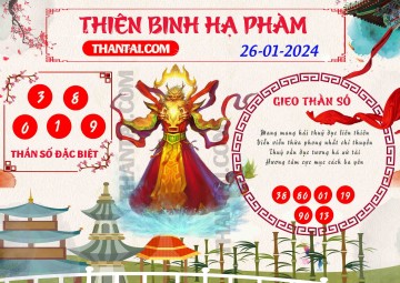 Thiên Binh Hạ Phàm 26/01/2024