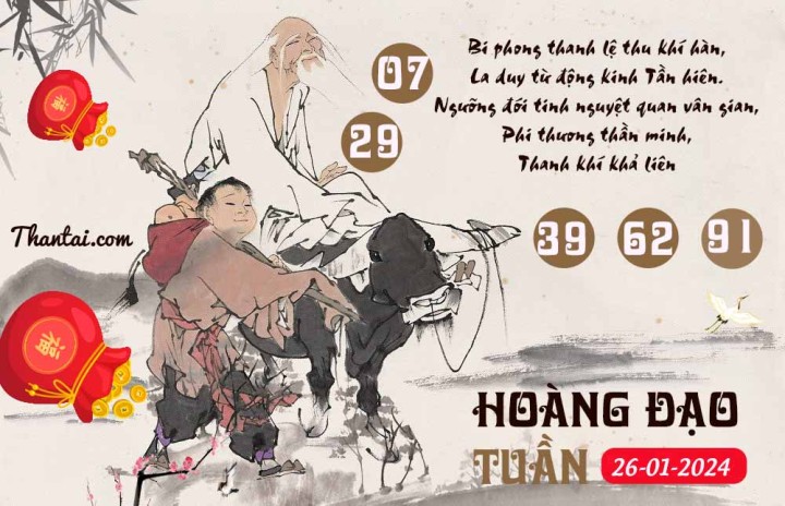 HOÀNG ĐẠO TUẦN 11/01/2024