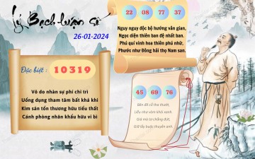 Lý Bạch Luận Số 26/01/2024