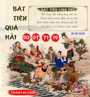 BÁT TIÊN QUÁ HẢI 26/01/2024