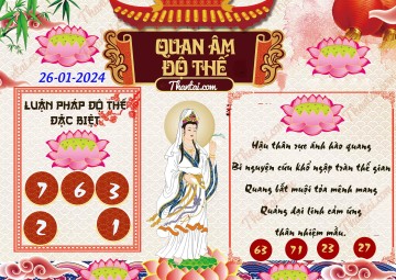 Quan Âm Độ Thế 26/01/2024