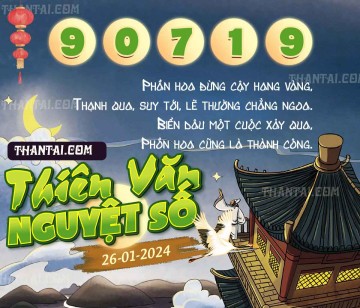 THIÊN VĂN NGUYỆT SỐ 26/01/2024