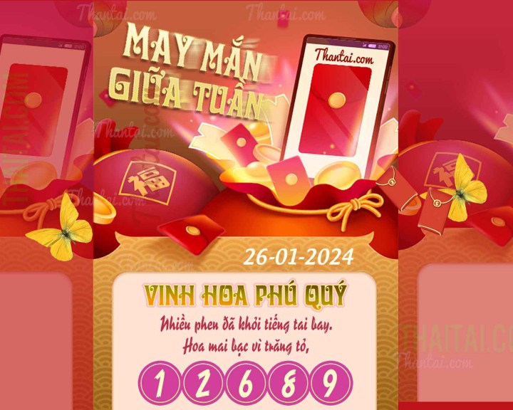 May Mắn Giữa Tuần 11/01/2024