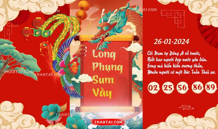 Long Phụng Sum Vầy 11/01/2024