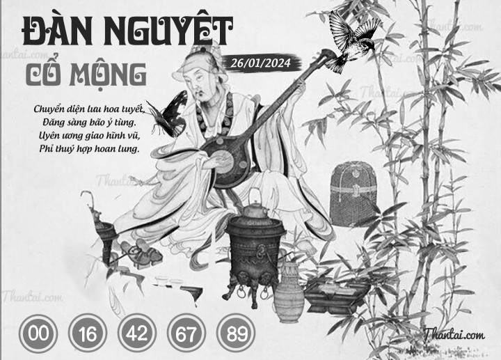 ĐÀN NGUYỆT CỔ MỘNG 11/01/2024