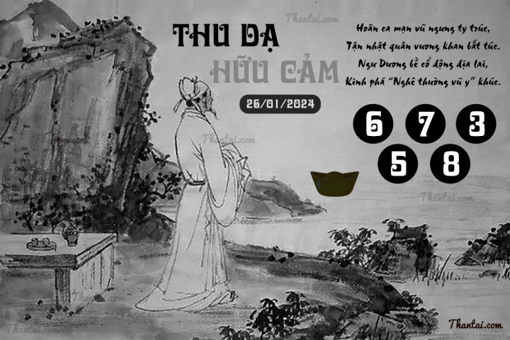 THU DẠ HỮU CẢM 11/01/2024