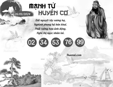 MẠNH TỬ HUYỀN CƠ 26/01/2024