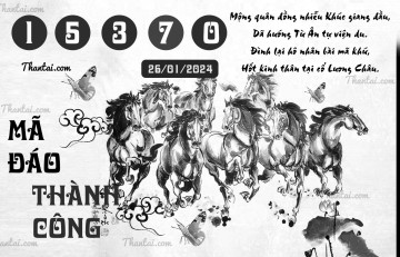 MÃ ĐÁO THÀNH CÔNG 26/01/2024