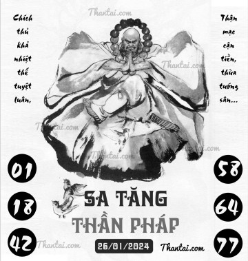 SA TĂNG THẦN PHÁP 26/01/2024