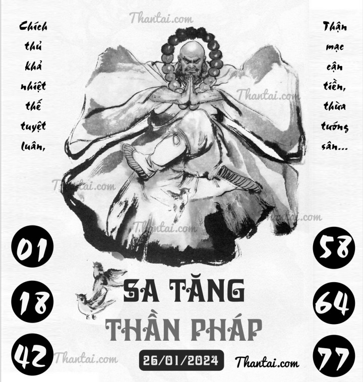 SA TĂNG THẦN PHÁP 11/01/2024