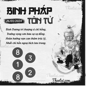 BINH PHÁP TÔN TỬ 26/01/2024