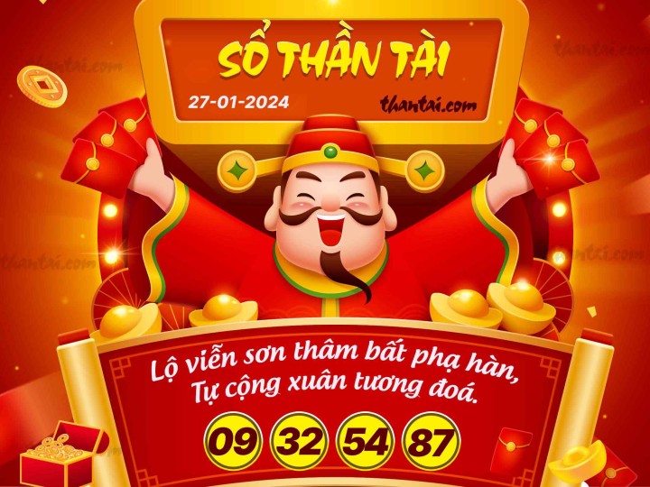 SỔ THẦN TÀI 12/01/2024