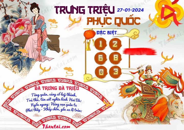 Trưng Triệu Phục Quốc 12/01/2024
