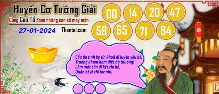 Huyền Cơ Tường Giải 12/01/2024
