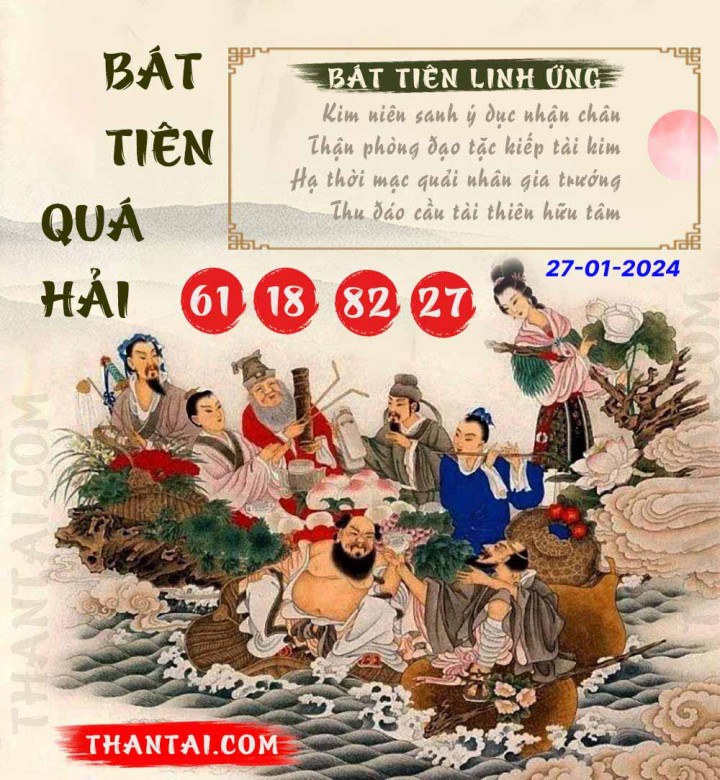 BÁT TIÊN QUÁ HẢI 12/01/2024