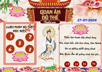 Quan Âm Độ Thế 27/01/2024