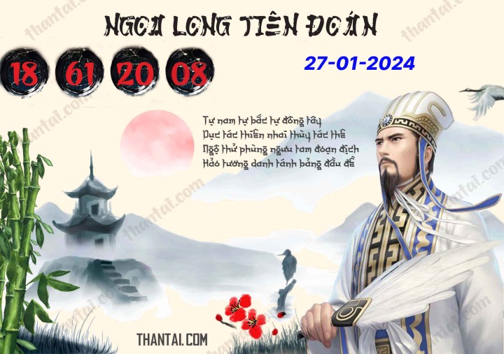 Ngọa Long Tiên Đoán 12/01/2024