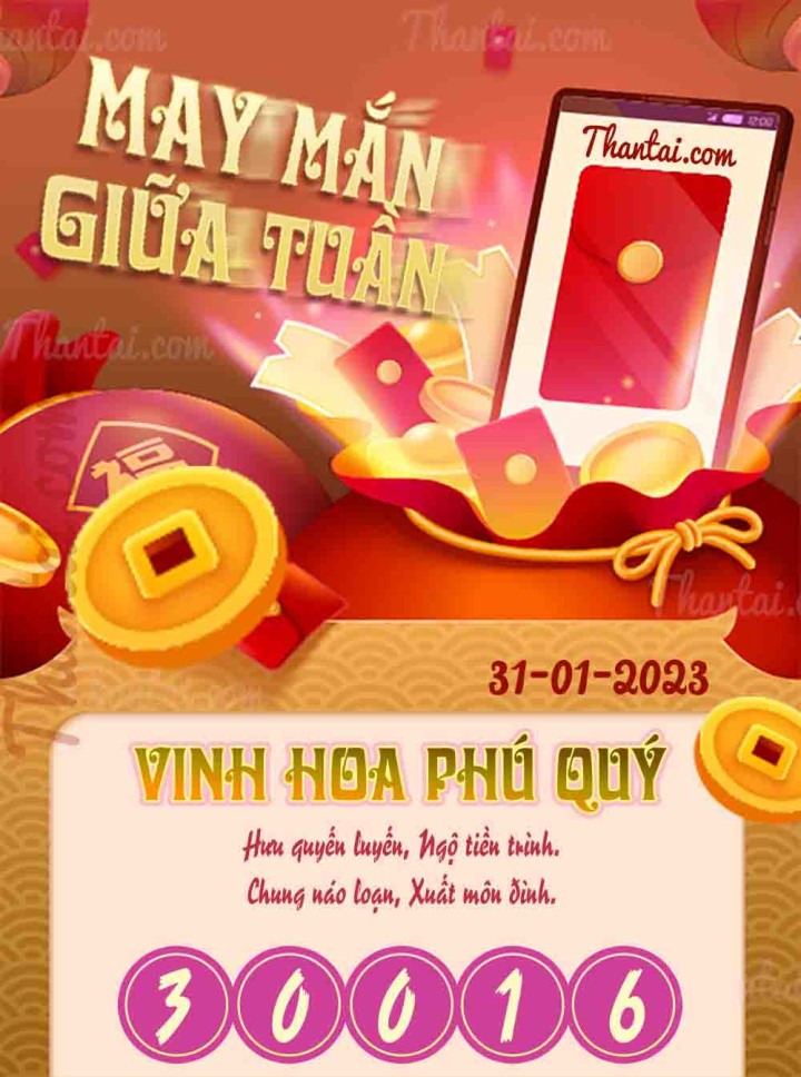 May Mắn Giữa Tuần 16/01/2023