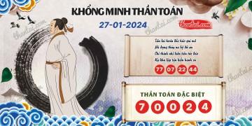 Khổng Minh Thần Toán 27/01/2024