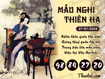 Mẫu Nghi Thiên Hạ 27/01/2024