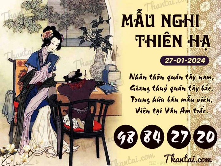 Mẫu Nghi Thiên Hạ 12/01/2024