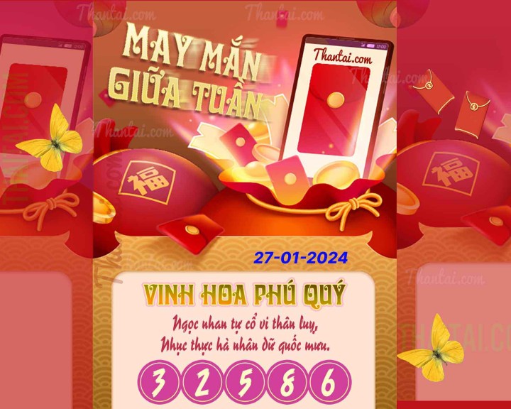 May Mắn Giữa Tuần 12/01/2024