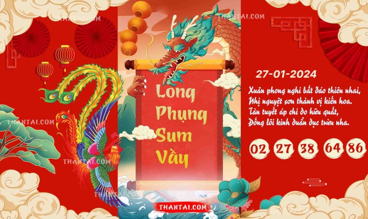 Long Phụng Sum Vầy 12/01/2024