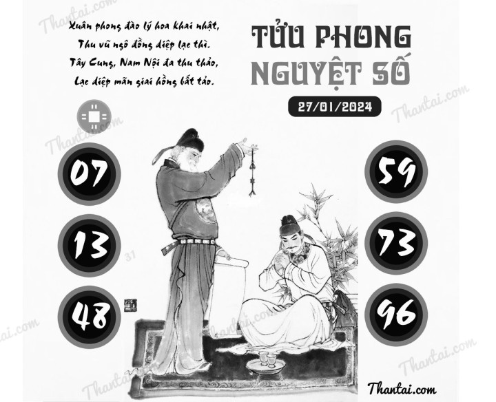 TỬU PHONG NGUYỆT SỐ 12/01/2024
