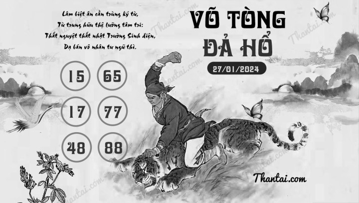 VÕ TÒNG ĐẢ HỔ 12/01/2024