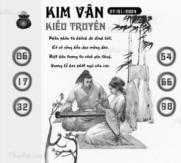 KIM VÂN KIỀU TRUYỀN 27/01/2024