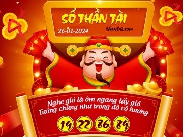 SỔ THẦN TÀI 26/01/2024