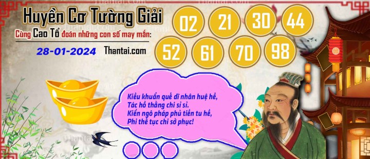Huyền Cơ Tường Giải 13/01/2024