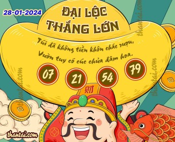 ĐẠI LỘC THẮNG LỚN 28/01/2024