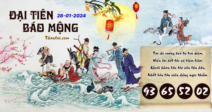 Đại Tiên Báo Mộng 13/01/2024