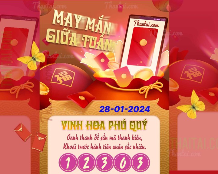 May Mắn Giữa Tuần 13/01/2024