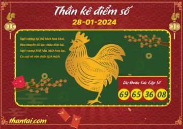 Thần Kê Điểm Số 28/01/2024