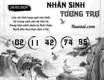 NHÂN SINH TƯƠNG TRỢ 28/01/2024