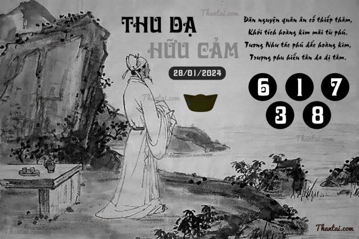 THU DẠ HỮU CẢM 13/01/2024