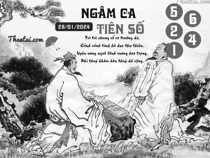 NGÂM CA TIÊN SỐ 13/01/2024