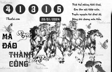 MÃ ĐÁO THÀNH CÔNG 28/01/2024