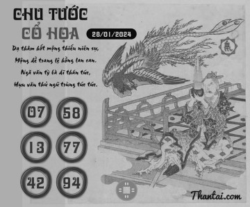 CHU TƯỚC CỔ HỌA 28/01/2024