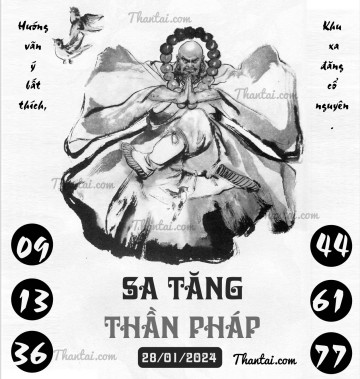 SA TĂNG THẦN PHÁP 28/01/2024