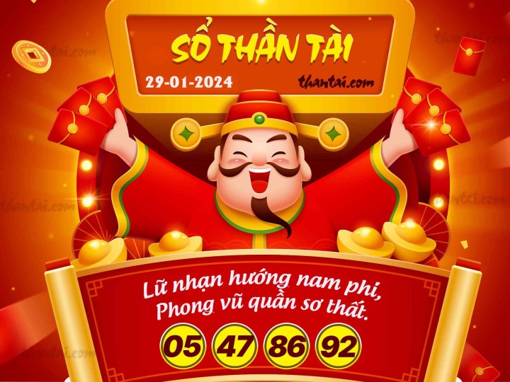 SỔ THẦN TÀI 14/01/2024